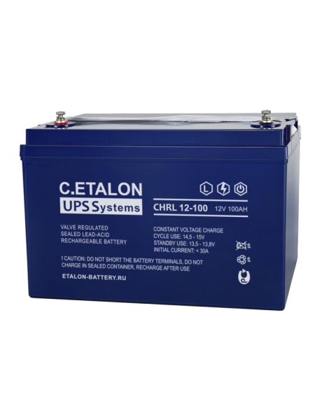 Аккумулятор C.ETALON CHRL AGM 100 Ач, 12 В