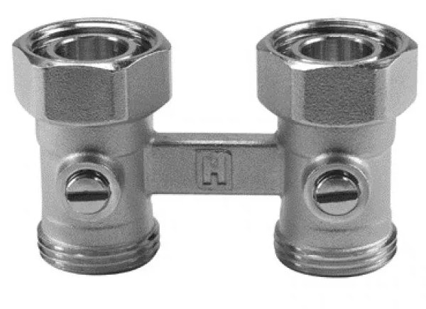 Н-блок прямой без преднастройки, EPDM-конус, 3/4'' нар.р., Kvs
3,5