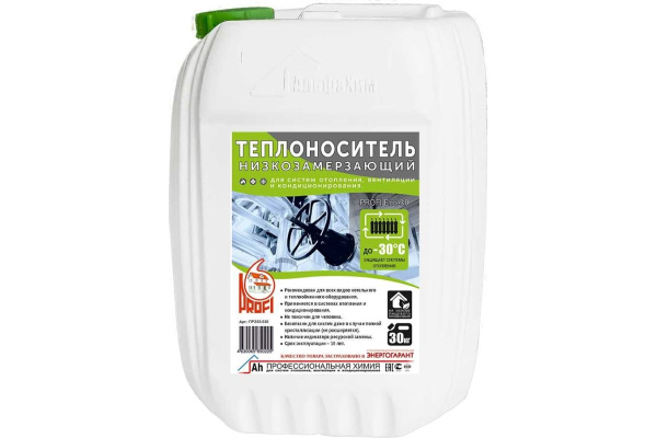 Теплоноситель "PROFI Eco-30" (в 30 л канистрах) на основе пищевого пропиленгликоля