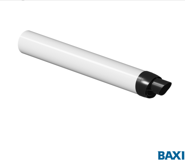 Труба полипропиленовая с наконечником 80/125 L=1000 мм BAXI