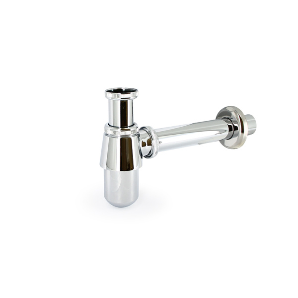 Сифон бутылочный Classic 1 1/4" отвод 200 мм с розеткой, хром UNI-FLOW