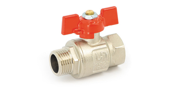 Кран шар.баб. 1/2" ВН красная UNI-FITT полнопроходной