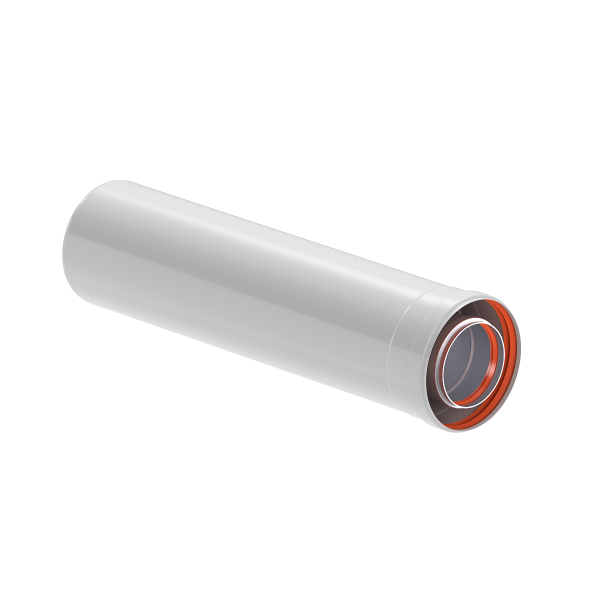 Удлинение коаксиальное 80/125 L=500 мм KRATS