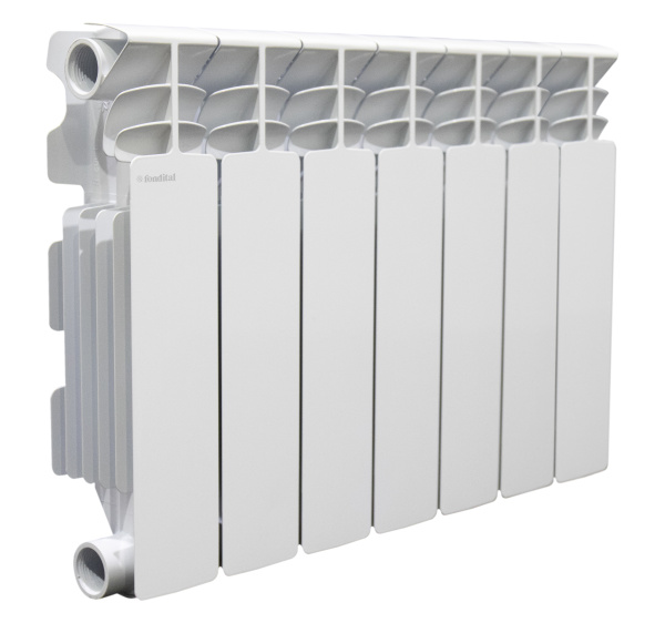 Радиатор алюминиевый FONDITAL 350/100 EXCLUSIVO B4 [7 секций] #УЦЕНКА