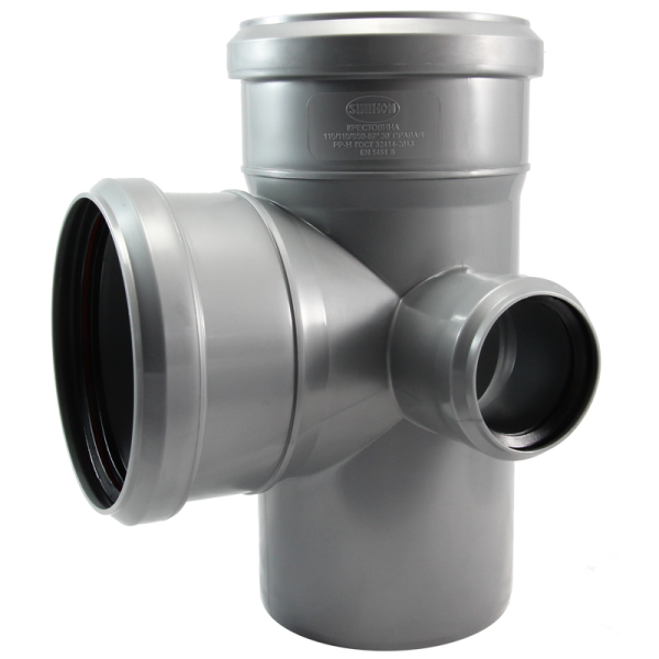 Крестовина двухплоскостная 110x110x50x87° (правая) STANDART SINIKON