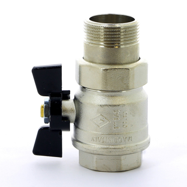 Кран шар.америк. 11/4" баб.черная NEW JERSEY BUGATTI