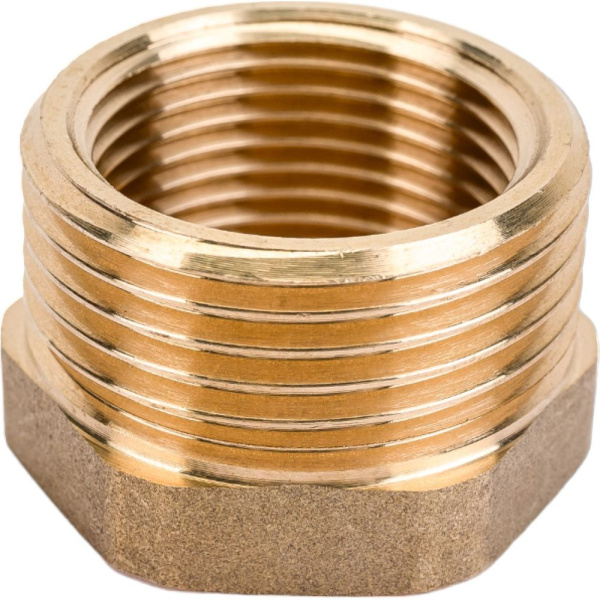 Футорка 1"х3/4" НВ (латунь) Premium BRASSCO