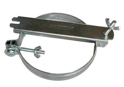 Хомут страховочный для заглушки D110 металл. STANDART SINIKON