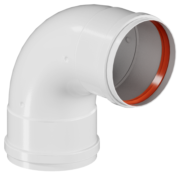 Отвод D80 90 гр. (мама/мама) KRATS