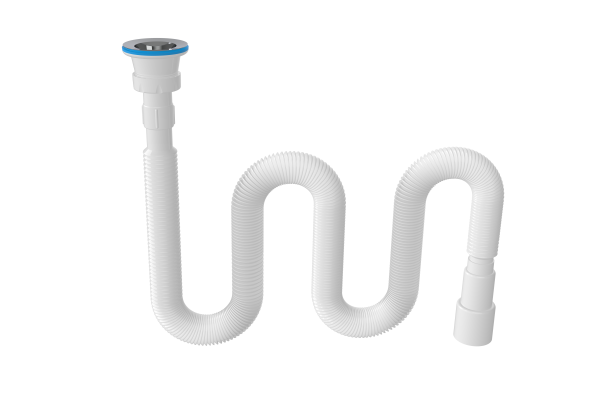 Гофросифон 1 1/2"*40/50 удлин. выпуск 70 мм NOVA Plastic