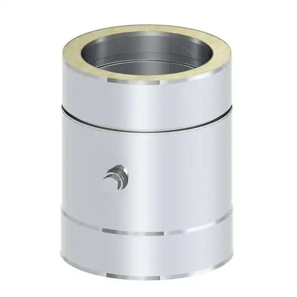 Труба сэндвич D180/240 (250 мм) (для измерений и отвода конденсата) (304/444) Jeremias