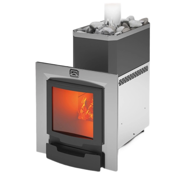 Печь для бани Русь-27 ЛНЗП Профи Панорама (1.1)