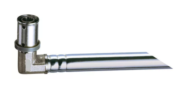 Угольник Г-образный 16x300 (подключение радиатора) VALTEC