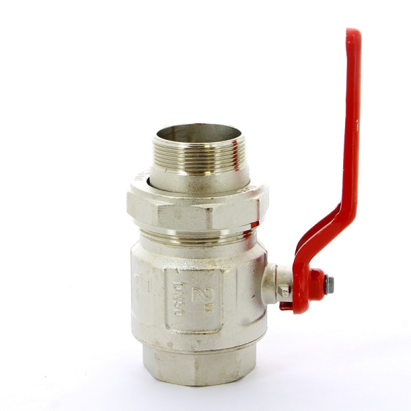 Кран шар.америк. 2" баб.красная ITAP