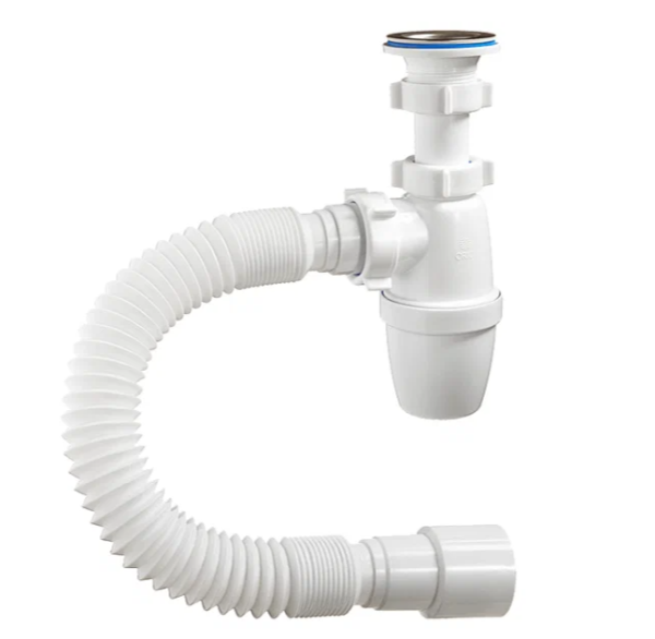 Гофросифон 1 1/4" с гибкой трубкой ОРИО