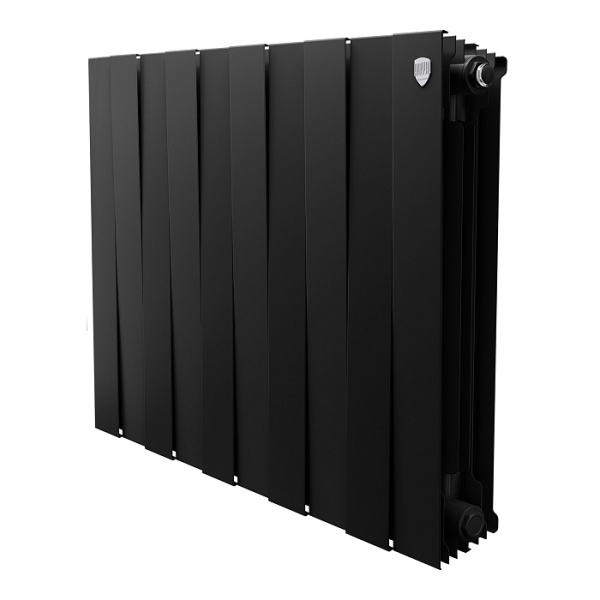 Радиатор биметаллический Royal Thermo Piano Forte 500 [10 секций] Noir Sable