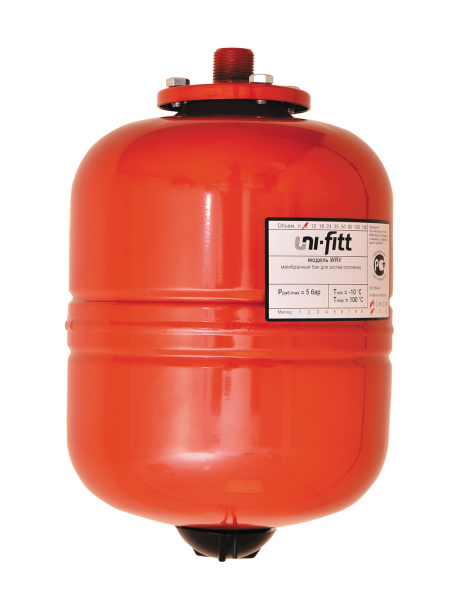 Мембранный бак для отопления 8 л. Uni-Fitt