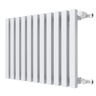 Радиатор QUADRUM 40 V 1250-5 белый муар KZTO