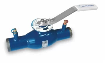 Кран шаровой приварной DN100 PN25 (вода) регулирующий 682 TEMPER