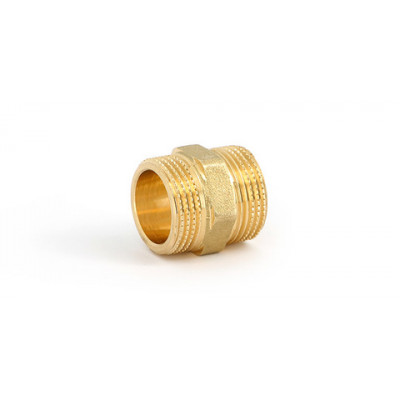 Ниппель 1/2"х1/2" латунь UNI-FITT
