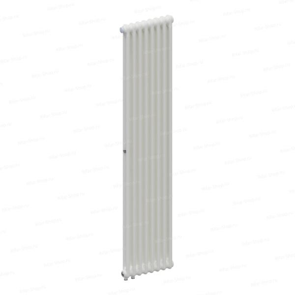 Радиатор стальной трубчатый RIFAR TUBOG TUB 2180-08-DV1 RAL 9016 нижн. с термоклапаном RAL 9016