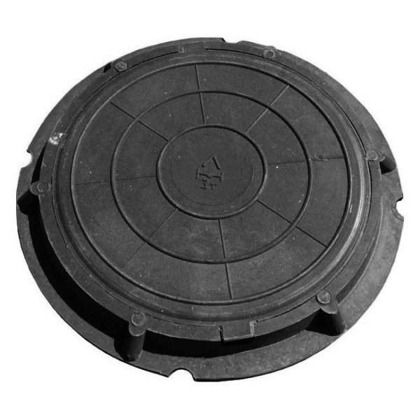 Люк полимерно-песчаный тип "Л" до 3т. (черный)