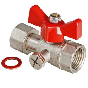 Кран шар. для подключения манометра 1/2 Valtec