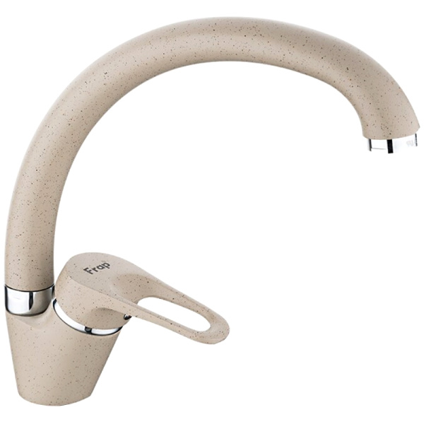 Смеситель для кухни (высокий, 200 мм, песочный) FRAP