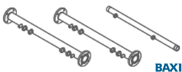 Набор коллекторов для двух котлов в каскаде LUNA DUO-TEC MP+1.90-1.150