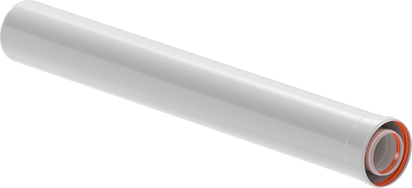 Удлинение коаксиальное 80/125 L=1000 мм KRATS