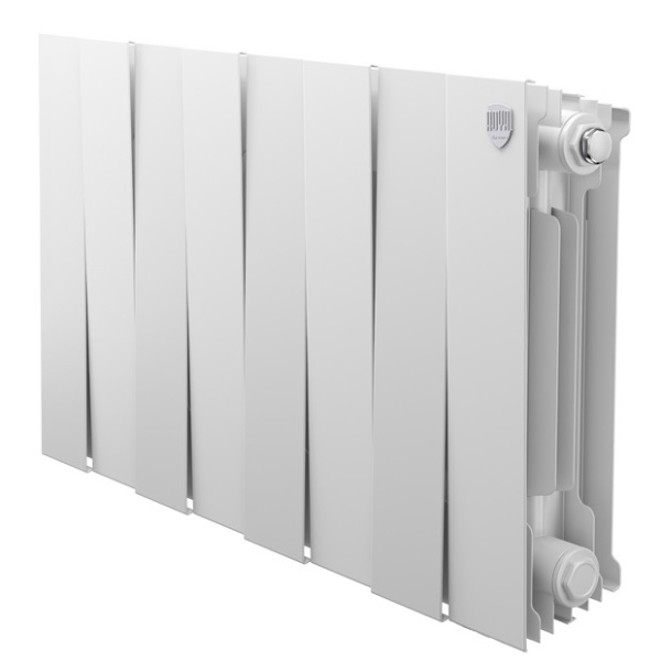 Радиатор биметаллический Royal Thermo Piano Forte 300 [8 секций] Bianco Traffico
