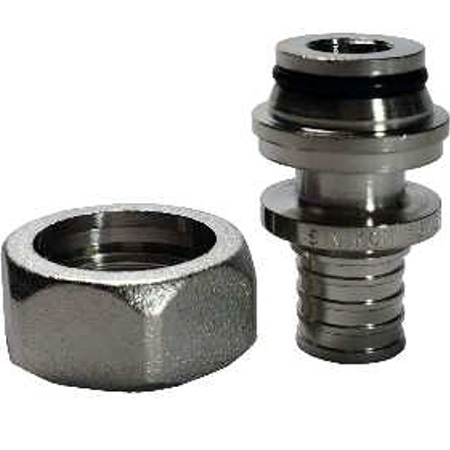 Муфта 16(2,2)x3/4" ЕК с накидной гайкой (латунь) SINIKON