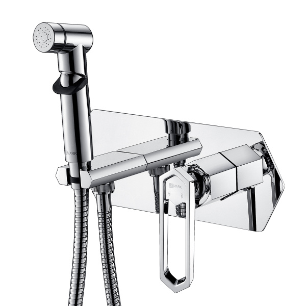 Смеситель Prizma (с гигиеническим душем, встраиваемый) Lemark