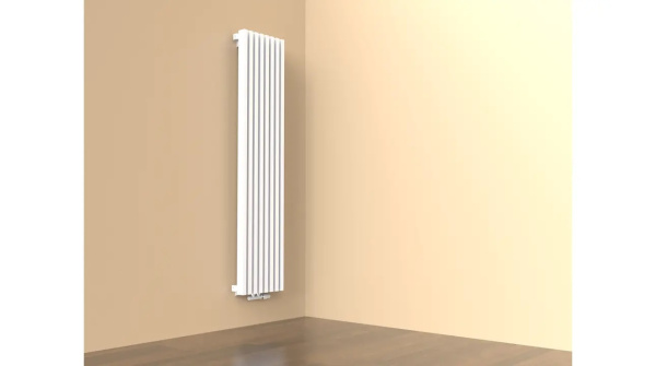 Радиатор QUADRUM 50V 1750 C [8 секций] (нижнее, центральное, RAL1T104S9016) KZTO