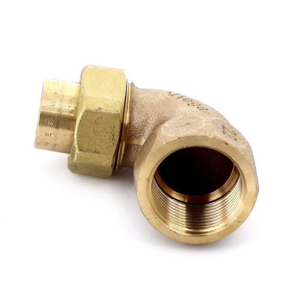 Сгон угловой 22х22 мм (с плоской прокладкой) пайка VIEGA