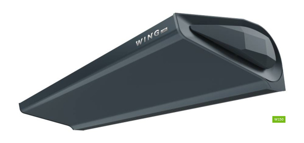 Тепловая завеса водяная Wing II W150 AC (10-32 кВт, L=1580 мм) RAL7016 VOLCANO