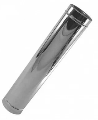 Труба сэндвич D150/210 (500 мм) (430/0,5) (430/0,5) оцинк. Дымотек