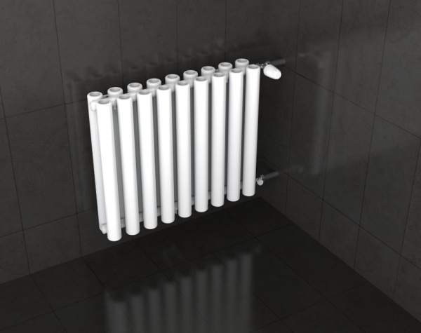 Радиатор ГАРМОНИЯ-2 155 [6 секций] (нижнее, RAL9016) KZTO