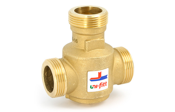 Термосмеситель 1 1/4" НР (9 Kvs, 60˚С) для напольных котлов UNI-FITT