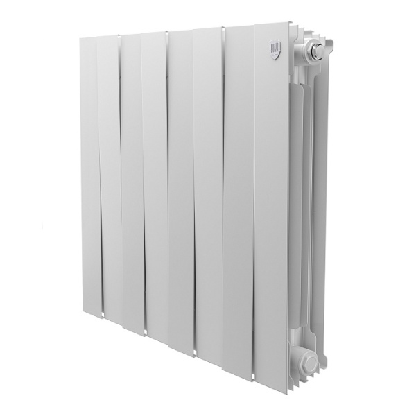 Радиатор биметаллический Royal Thermo Piano Forte 500 [8 секций] Белый