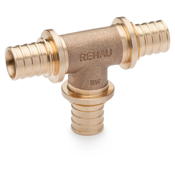Тройник 20x20x20 RX (бронза) REHAU