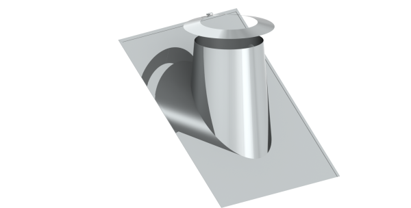 Проход кровли D225 (с уклоном 36-45 гр., нерж.) Jeremias