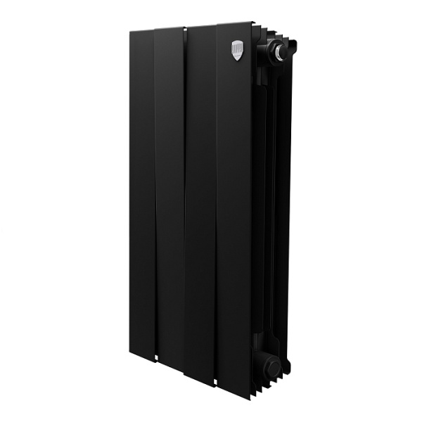 Радиатор биметаллический Royal Thermo Piano Forte 500 [4 секции] Noir Sable