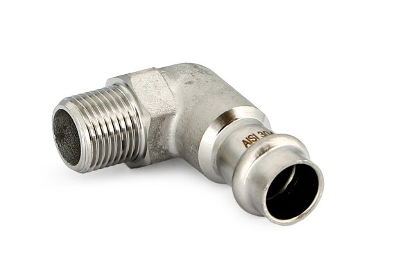Угол пресс-Н 22х3/4" (нерж. сталь) UNI-FITT