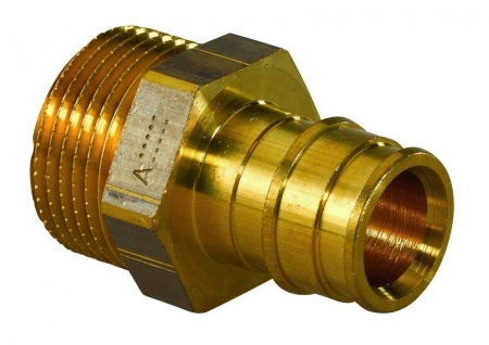 Штуцер НР 25x1" (латунь) UPONOR