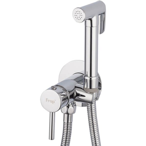 Смеситель с гигиеническим душем (встраиваемый, округлый) FRAP