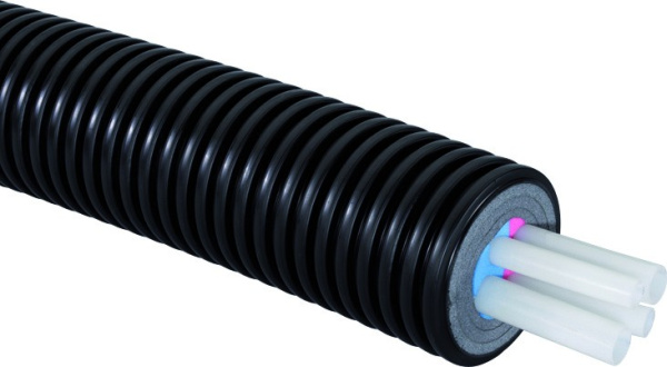 Труба в изоляции 2x32x2,9-2x28x4,0 ECOFLEX QUATTRO UPONOR