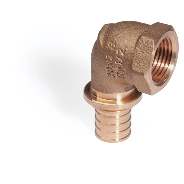 Угольник ВР 16х1/2" RX (бронза) REHAU