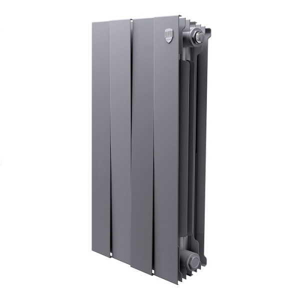 Радиатор биметаллический Royal Thermo Piano Forte 500 [4 секции] Silver Satin