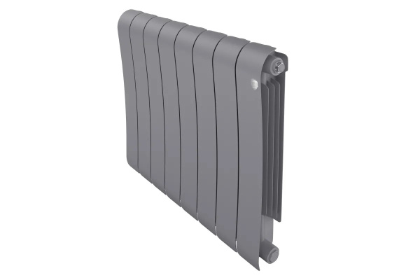 Радиатор биметаллический Royal Thermo Infinity 500 [8 секций] Silver Satin